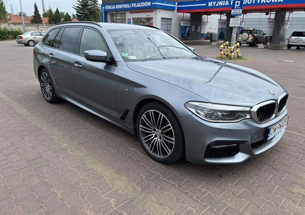 BMW Seria 5 cena 154520 przebieg: 136384, rok produkcji 2017 z Wrocław małe 254